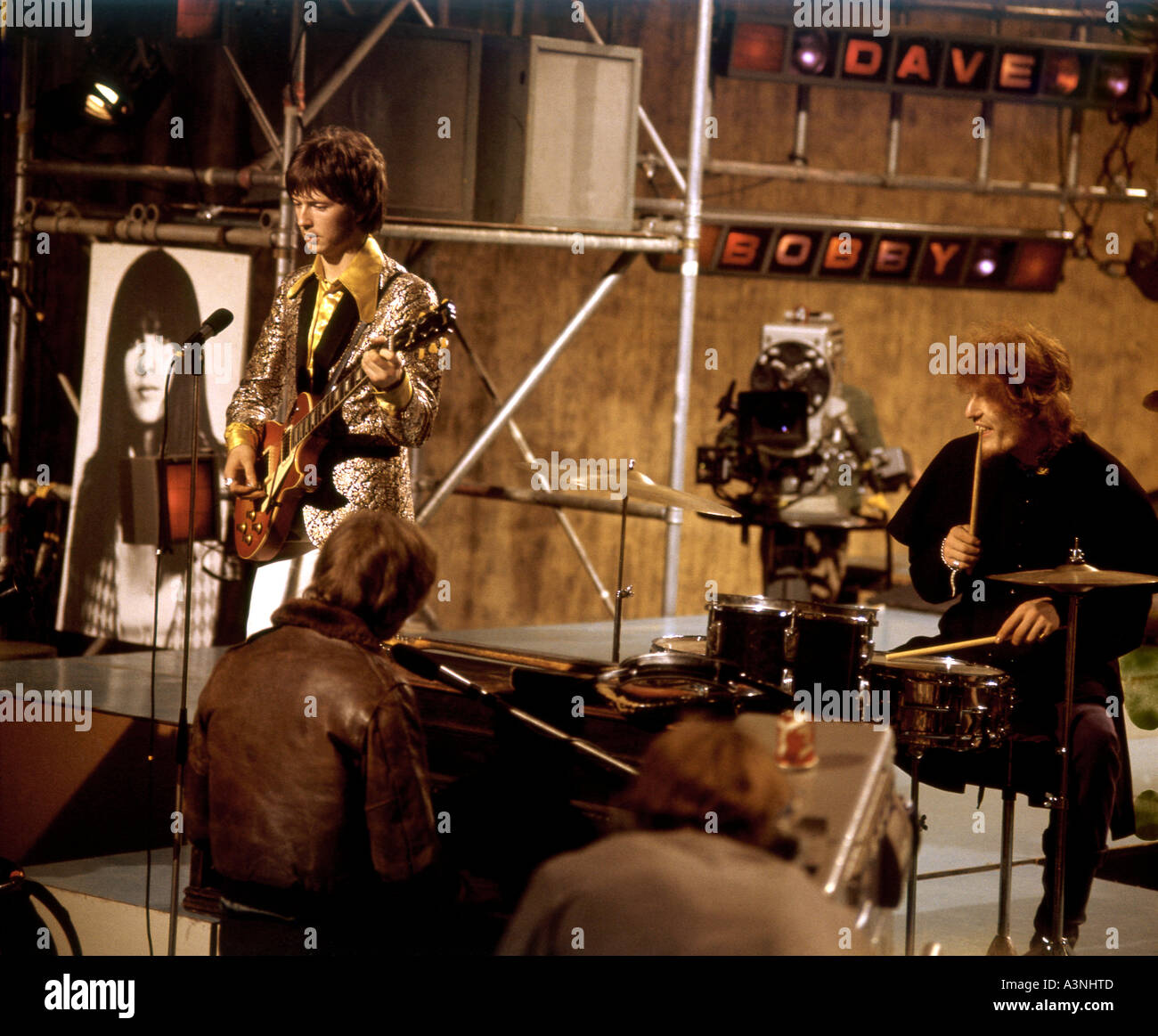 Creme de Gruppe auf RSG 1967 von links Eric Clapton, Jack Bruce Foto: Tony Gale Stockfoto