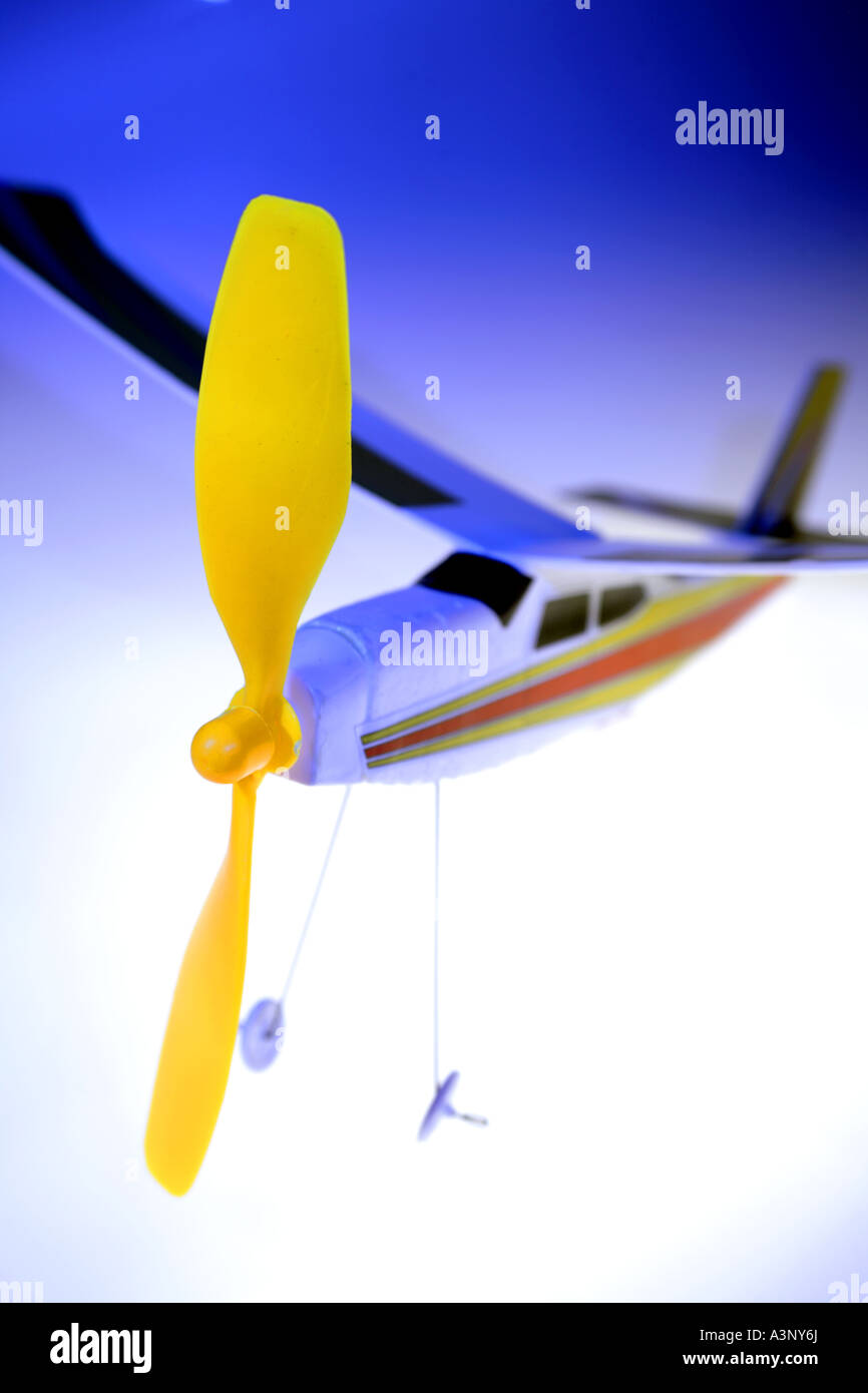 Modell-Segelflugzeug Stockfoto