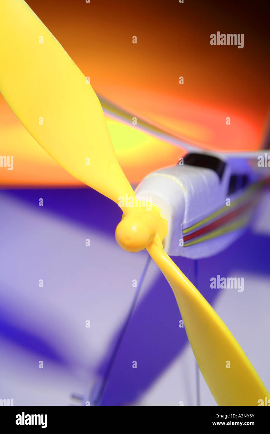 Modell-Segelflugzeug Stockfoto