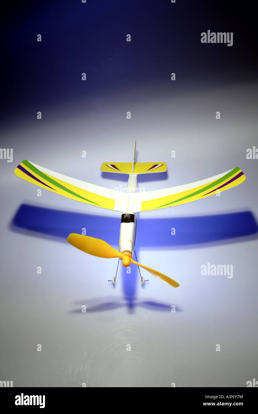 Modell-Segelflugzeug Stockfoto