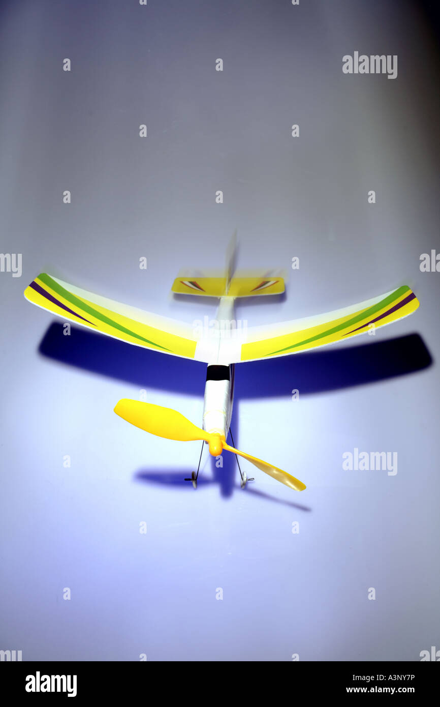 Modell-Segelflugzeug Stockfoto