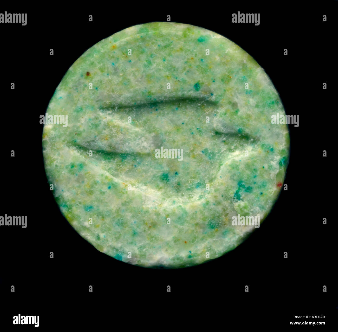 Ecstasy-Pille Stockfoto