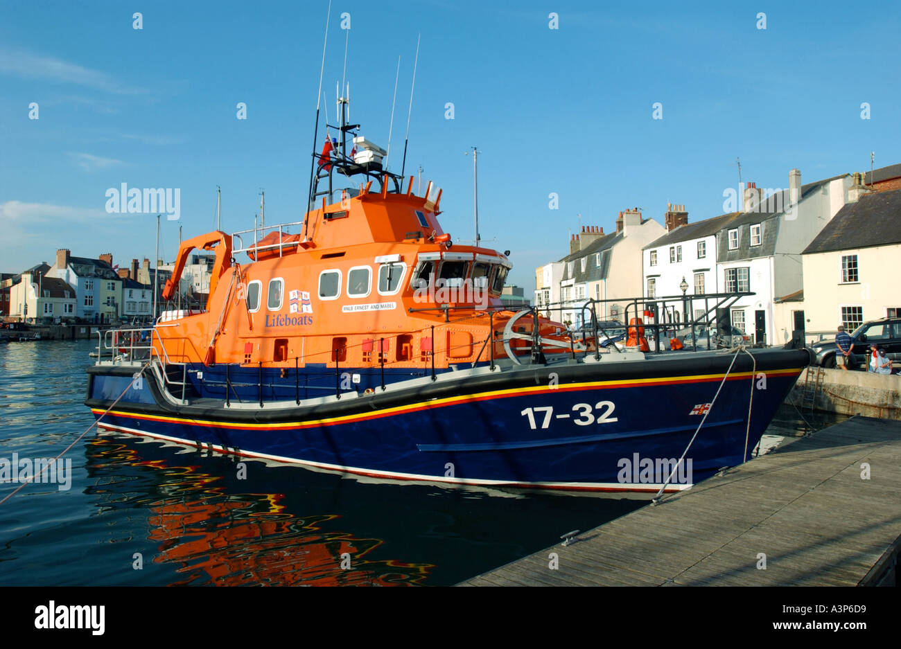 Weymouth Rettungsboot Dorset England UK Stockfoto