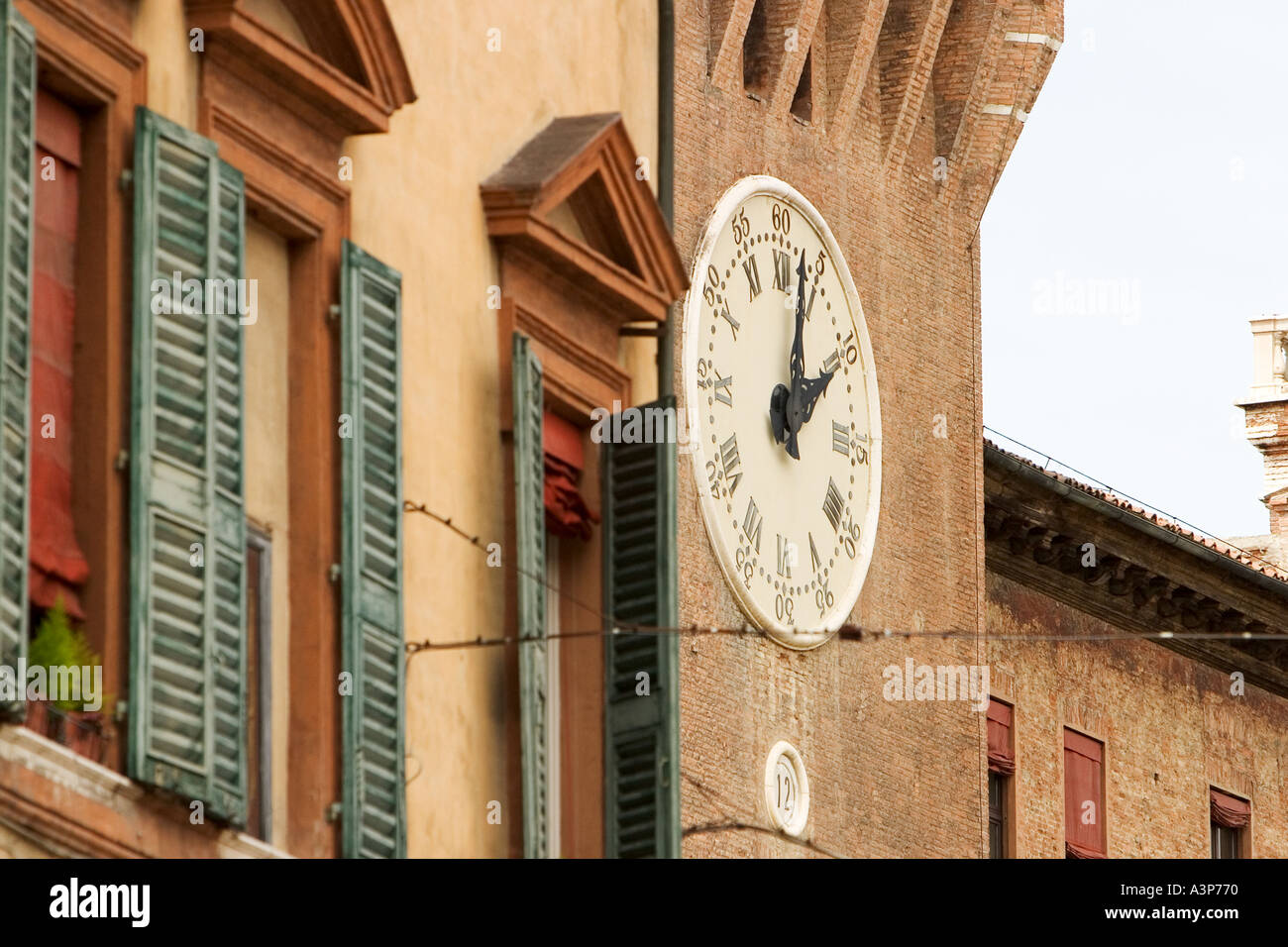 Ferrara Emilia Romagna Italien Stockfoto