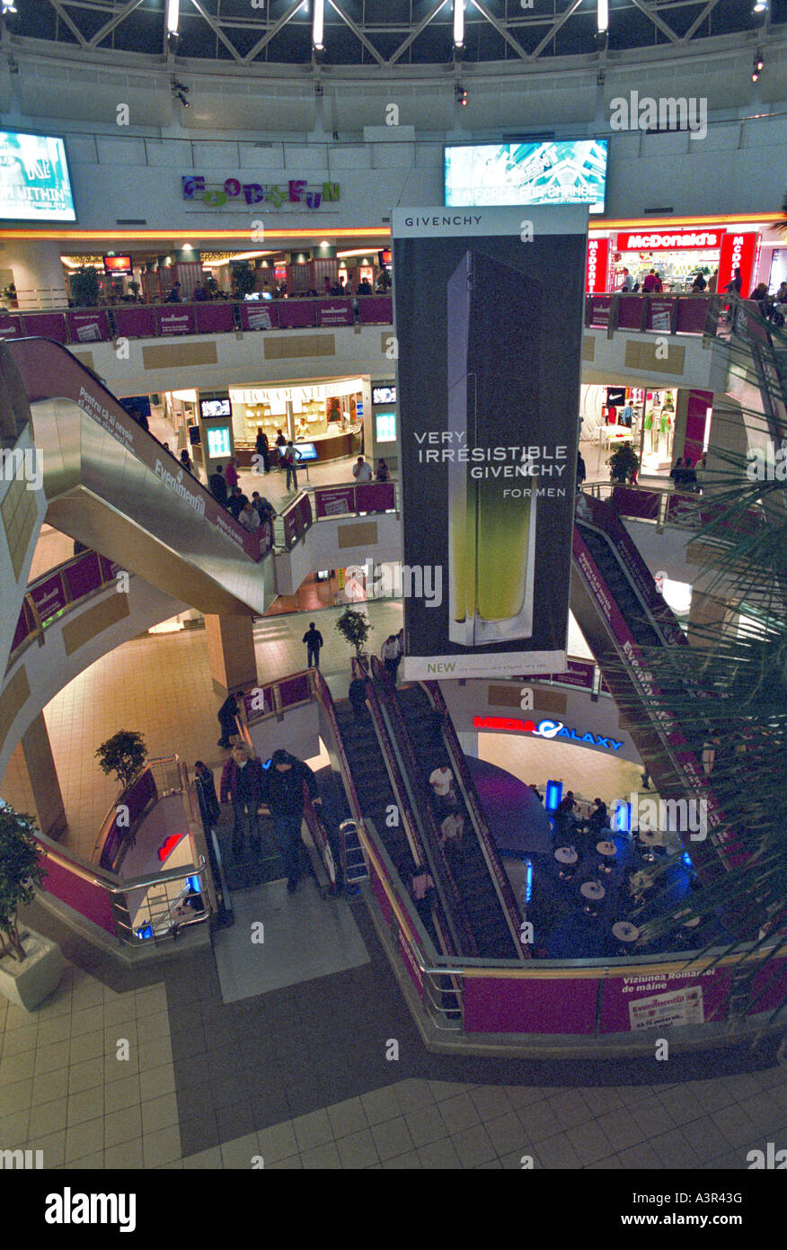 Shopping Center - Plaza-Rumänien - Bukarest, Rumänien Stockfoto