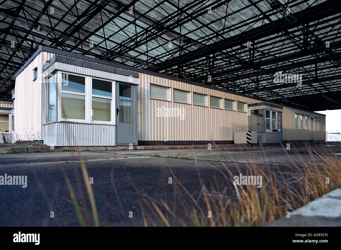 Denkmal für die Teilung Deutschlands in Marienborn Stockfoto