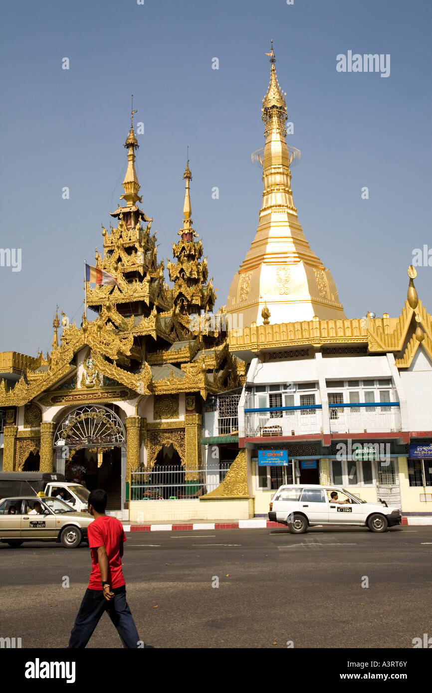Sule-Pagode, Yangon, Myanmar Stockfoto