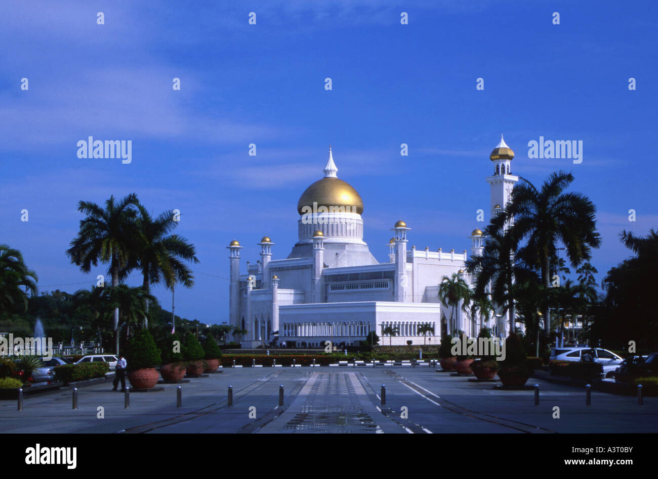 Omar Ali Saifuddin Moschee in Bandar Seri Begawan, Brunei Stockfoto