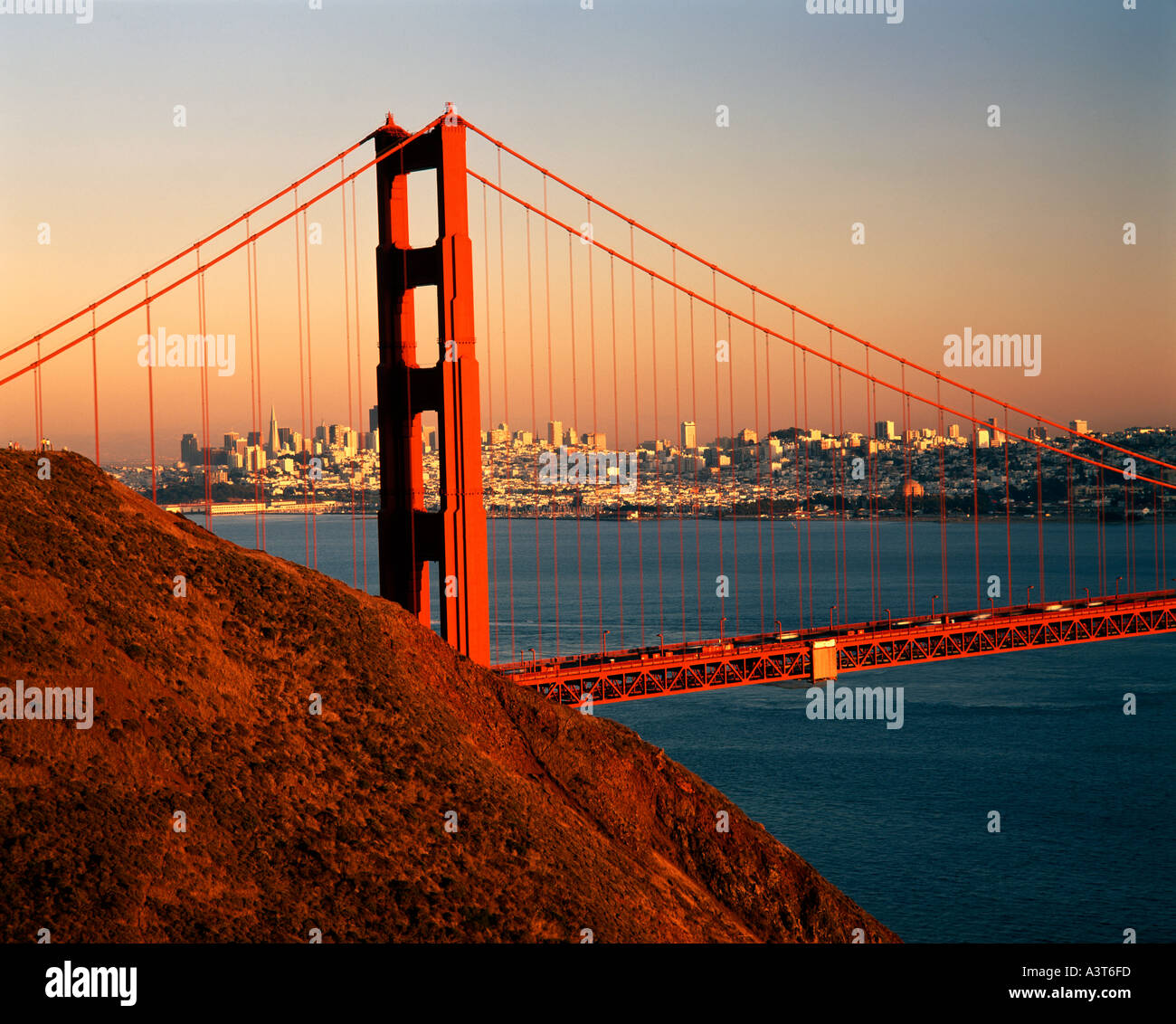 Vereinigte Staaten von Amerika, Kalifornien, San Francisco, die Golden Gate Bridge Stockfoto