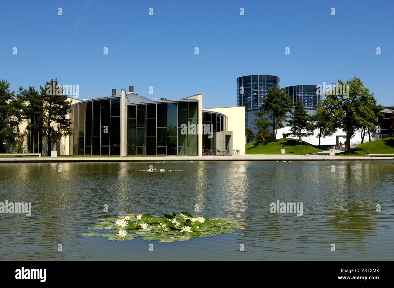 (Autostadt) Autostadt Wolfsburg, Niedersachsen, Germany Stockfoto