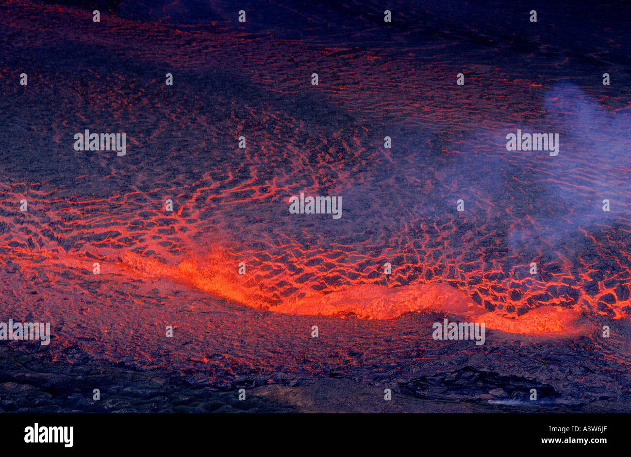 Krafla Vulkanausbruch Island Stockfoto