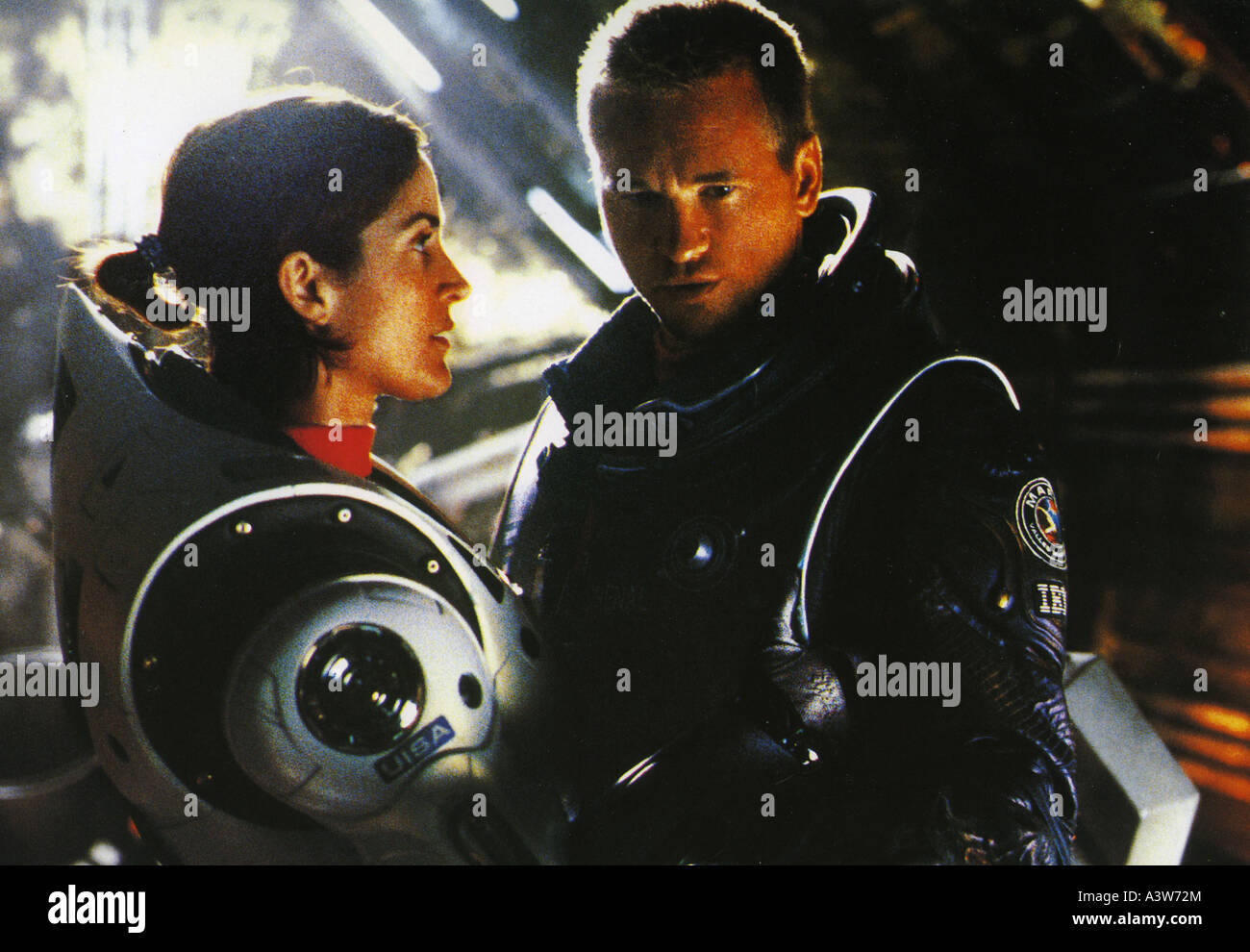 RED PLANET 2000 Warner Film mit Val Kilmer und Carrie-Anne Moss Stockfoto