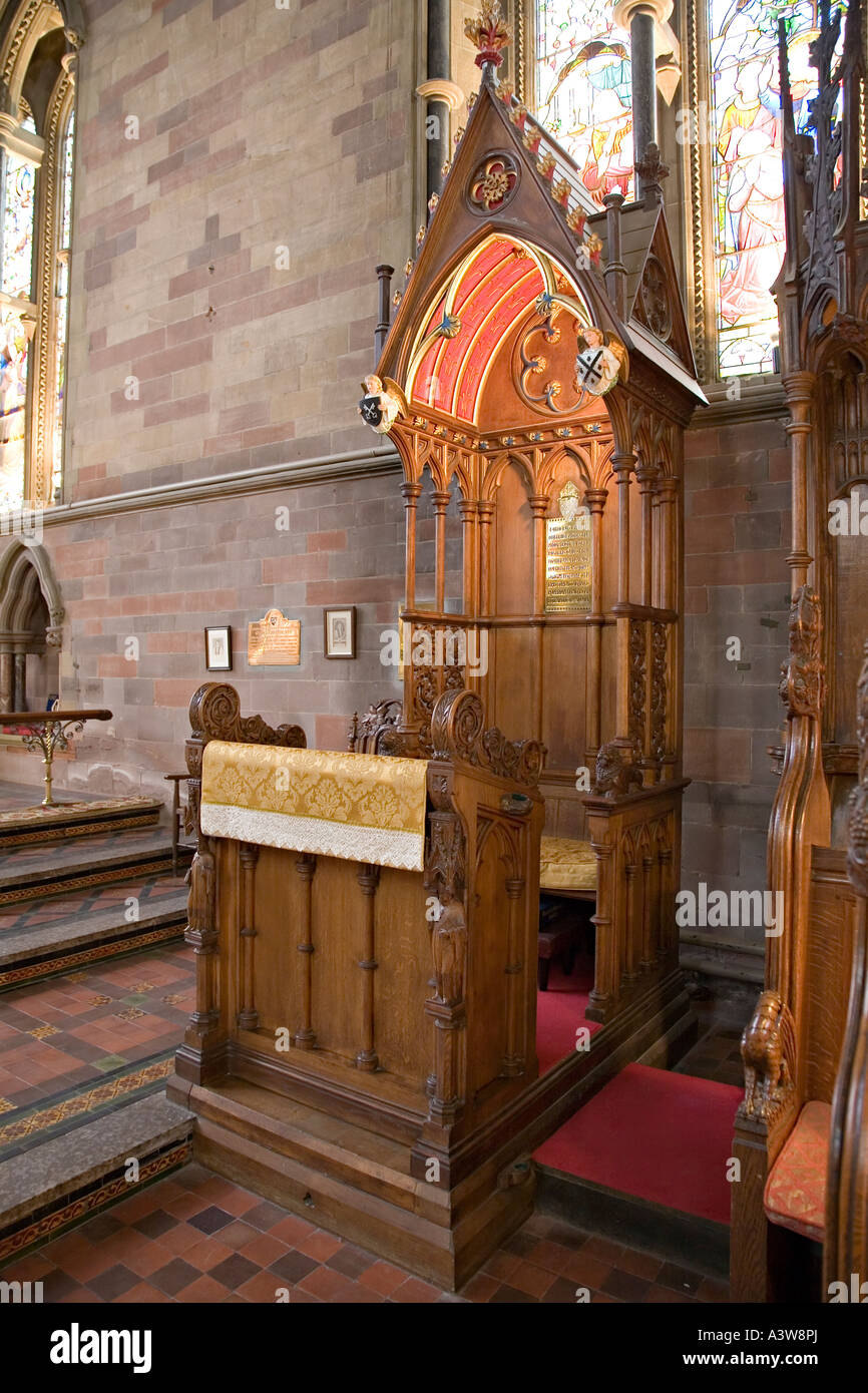 Die Kathedrale oder des Bischofs Sitz St Asaph Kathedrale St Asaph Denbighshire Wales UK Stockfoto