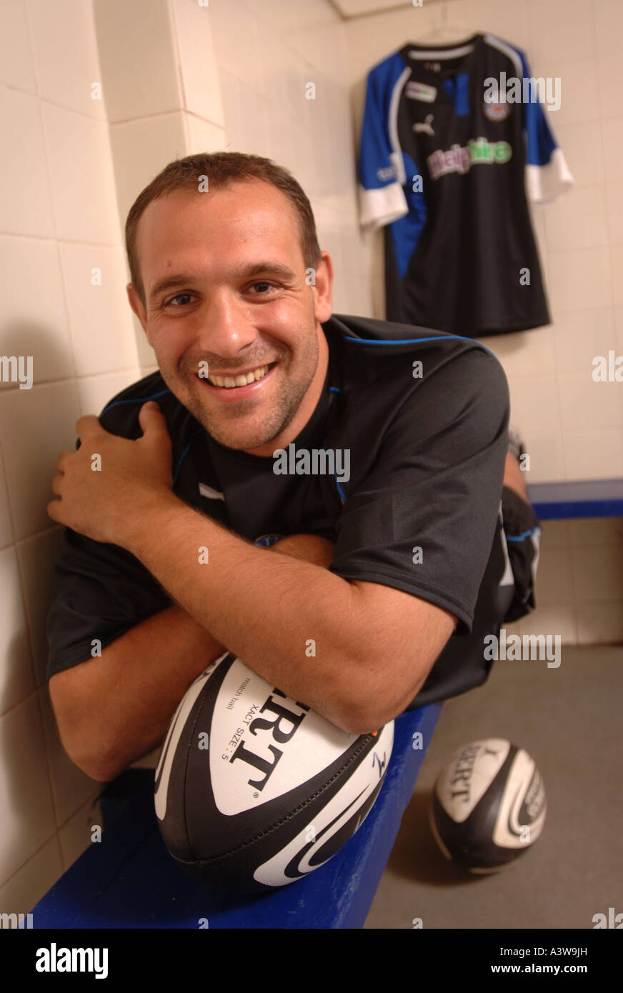 BATH RUGBY FLÜGELSPIELER DAVID BORY NOV 2006 GROßBRITANNIEN Stockfoto