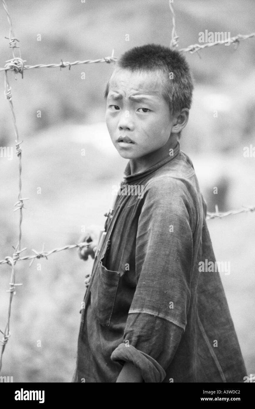 Junge Sapa Nordvietnam Stockfoto