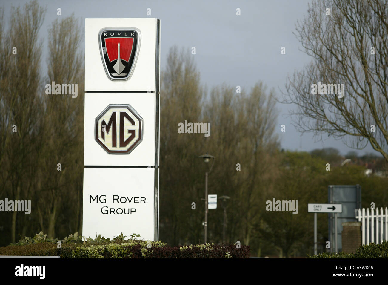 Das MG-Rover-Werk in Longbridge Birmingham England UK Stockfoto