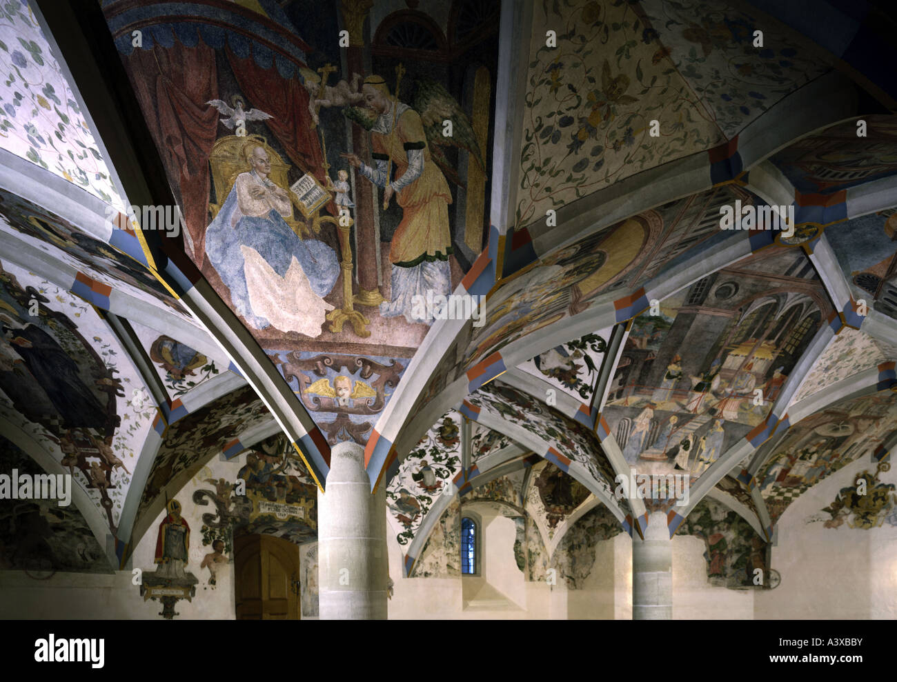 Geographie/Reisen, Schweiz, Sankt Gallen, Rorschach, Kirchen und Klöster, Kloster Mariaberg, 1487-1489, Innenansicht, c Stockfoto