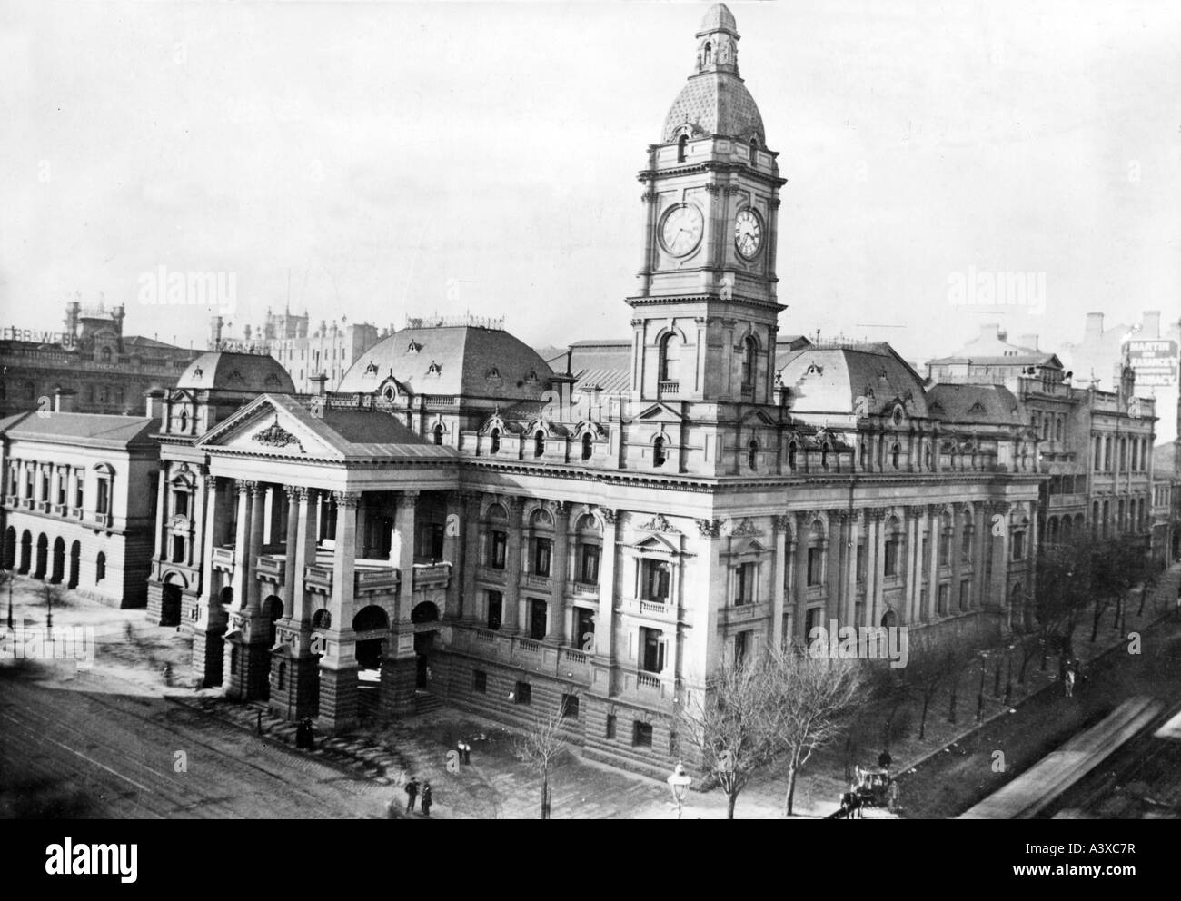 Geographie/Reise, Australien, Melbourne, Rathaus, Außenansicht, 1930er Jahre, Stockfoto