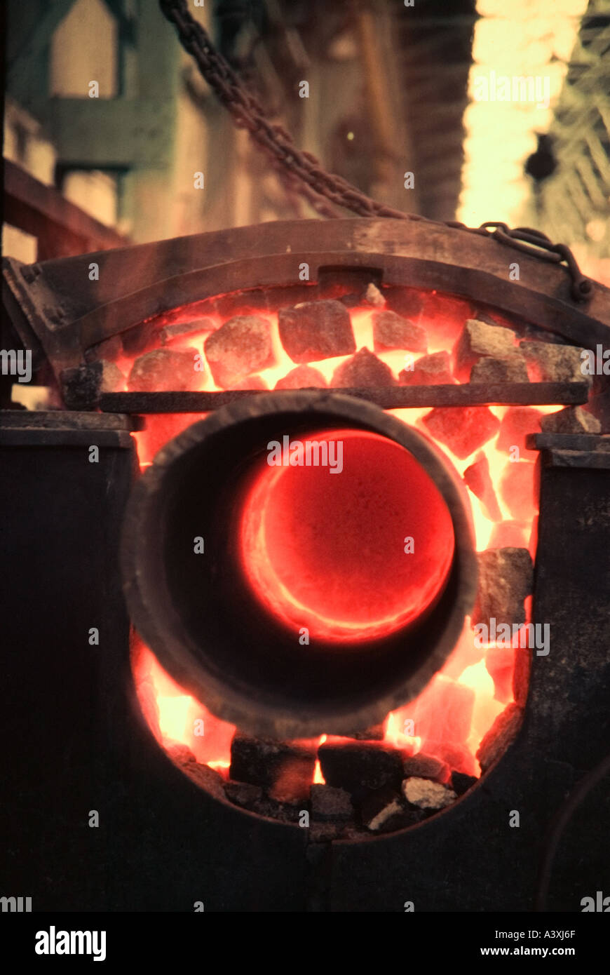 Ayton Rohr biegen Werke Derby Stockfoto