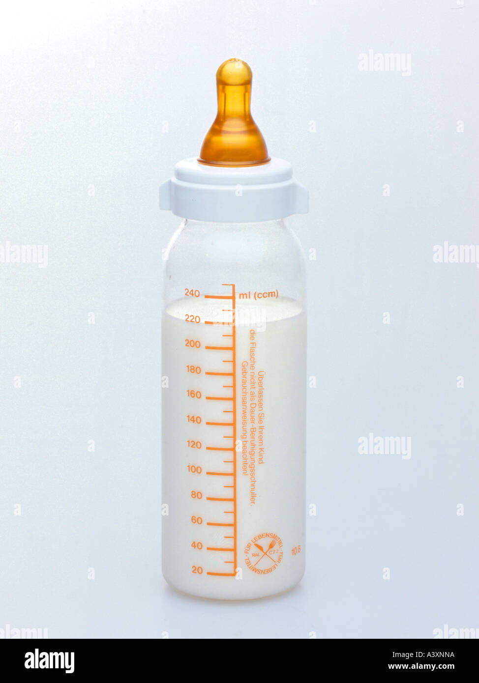 Baby Essen Baby-Flasche Stockfoto