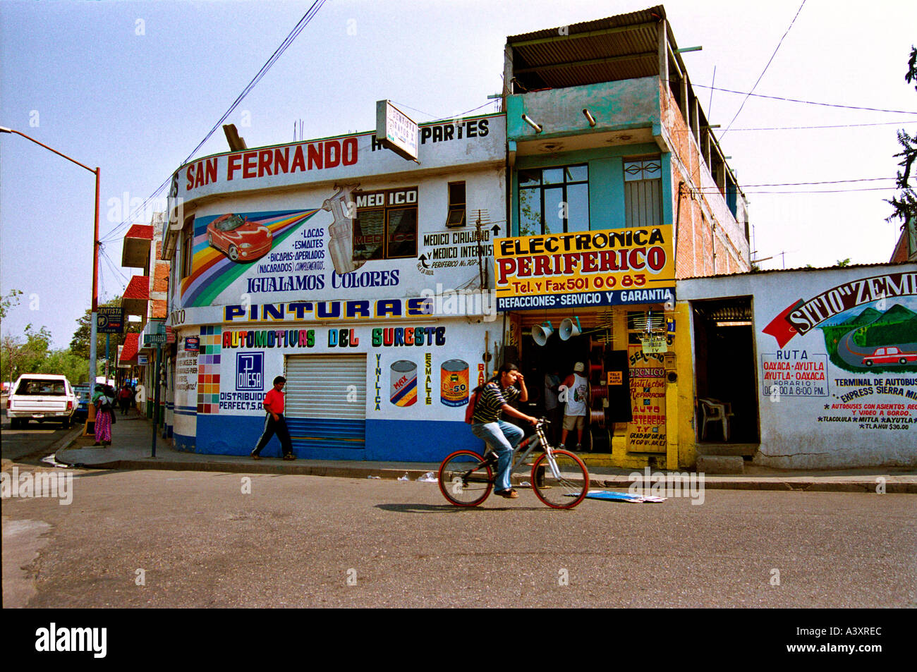 "Mexikanischen Straße" Szene Oaxaca Stockfoto