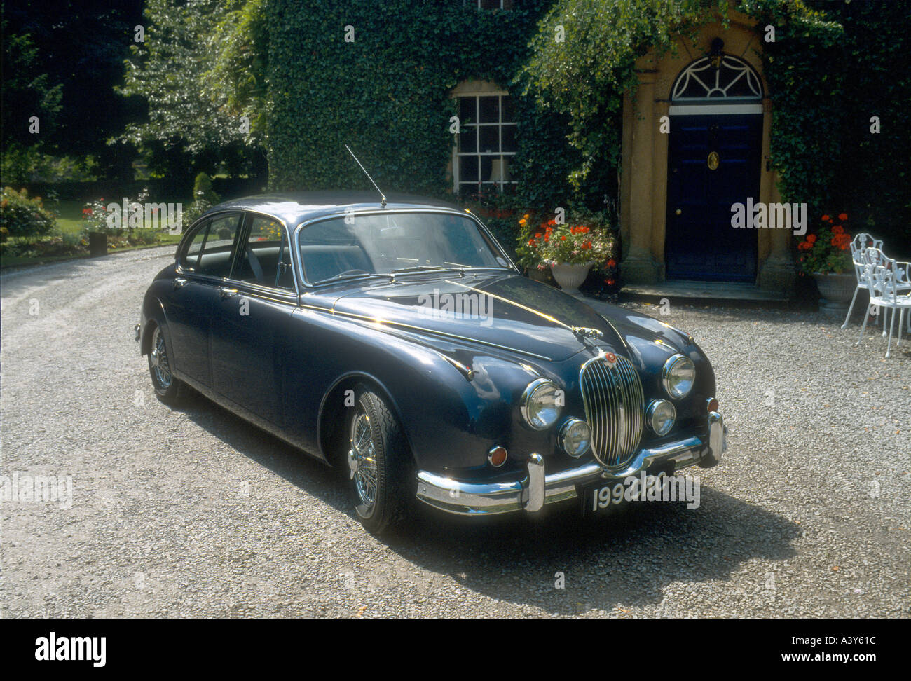 Jaguar Mk 2 klassische Limousine Stockfoto