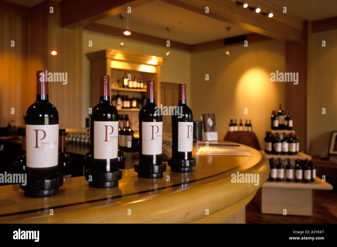 Providence Winery Napa Valley in Kalifornien Stockfoto