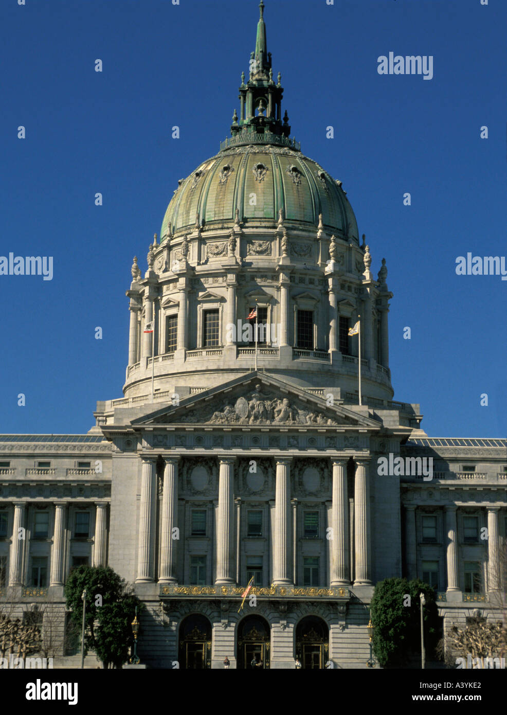 Rathaus San Francisco, Kalifornien Stockfoto
