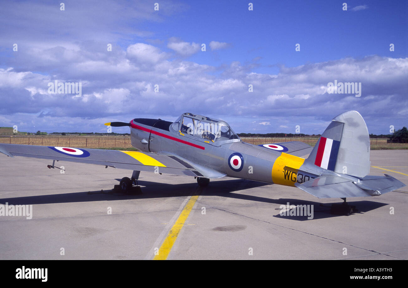 de Havilland Royal Air Force Chipmunk DH Chipmunk T10 Trainer Flugzeug.   GAV 2259-229 Stockfoto