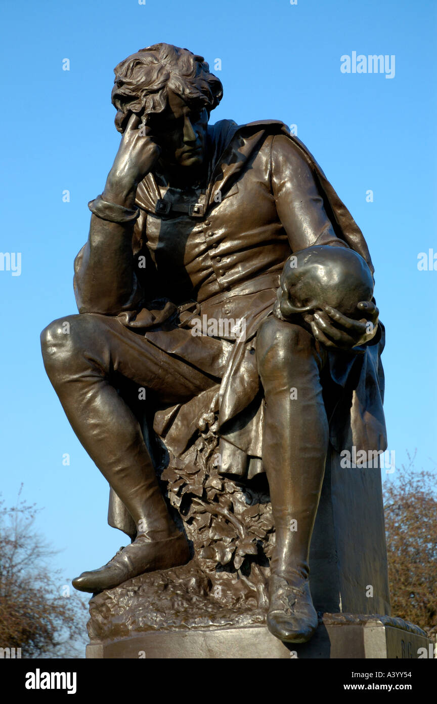 Weiler Statue Stratford-upon-Avon, Warwickshire, Großbritannien Stockfoto