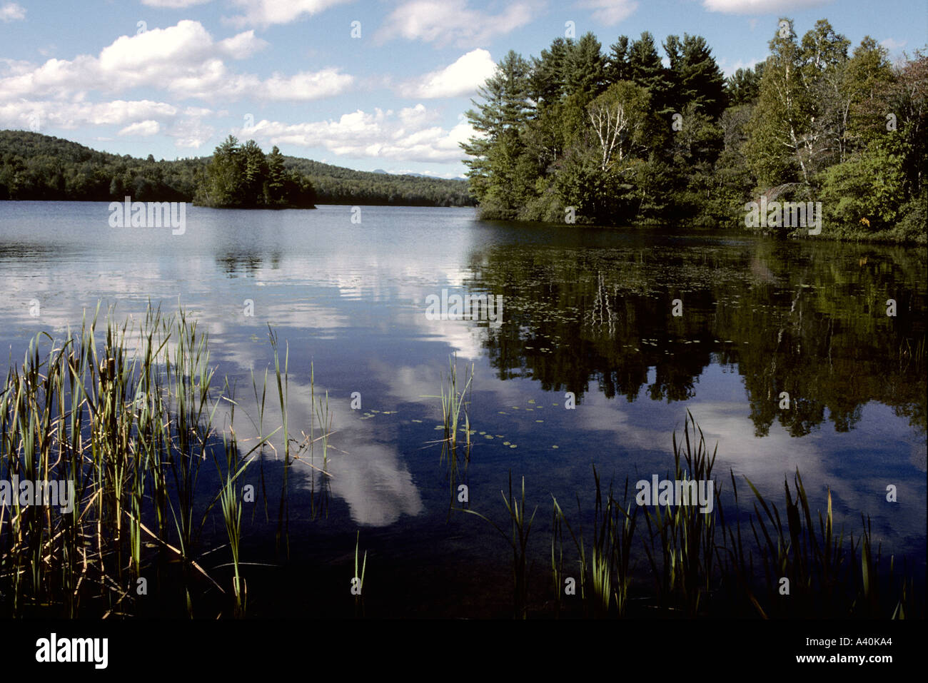 Lincoln Teiche Upper New York State USA Stockfoto