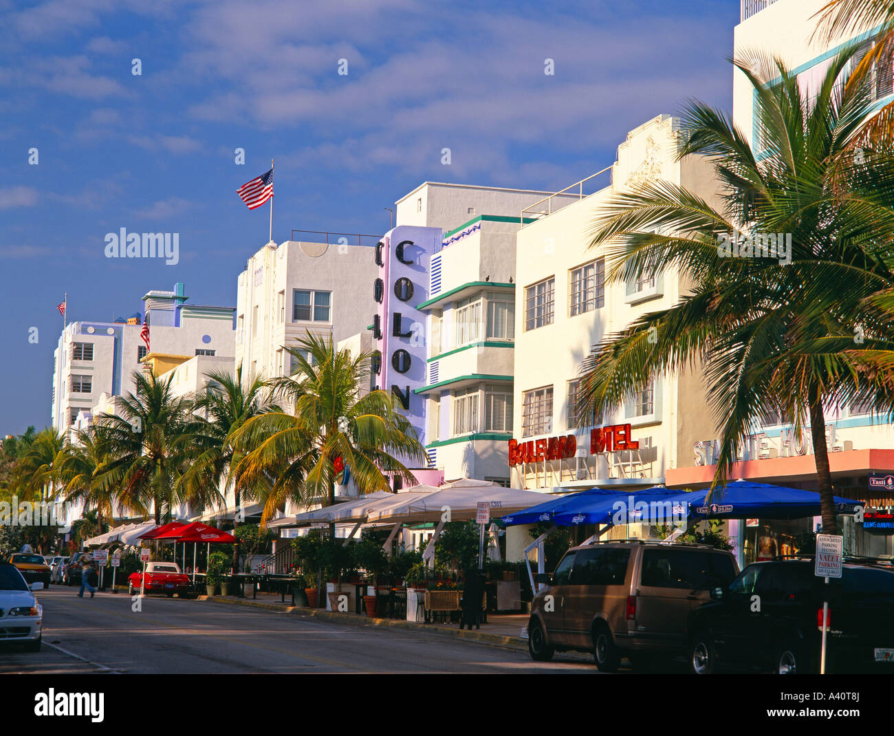 Ocean Drive Miami Beach Miami Florida USA Stockfoto