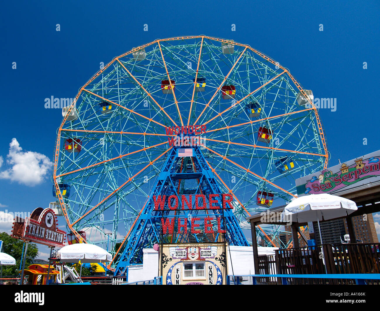 Wonder Wheel Astroland Coney Island Brooklyn New York City USA Stockfoto