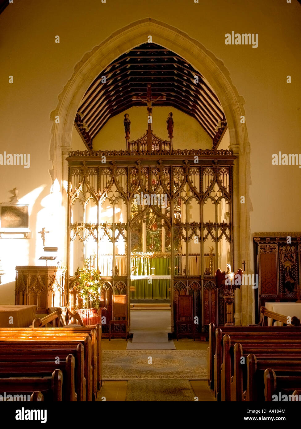 Pfarrkirche St. Edmund, Acle, norfolk Stockfoto