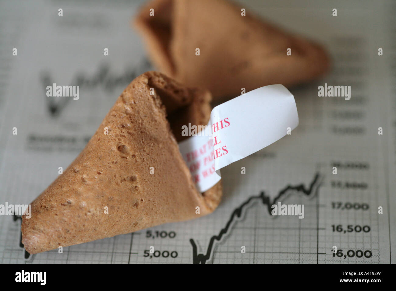 chinesische Glückskekse Stockfoto