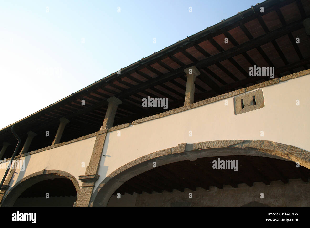 Villa Medici Poggio eine Caiano Landvilla in der Nähe von Florenz Stockfoto