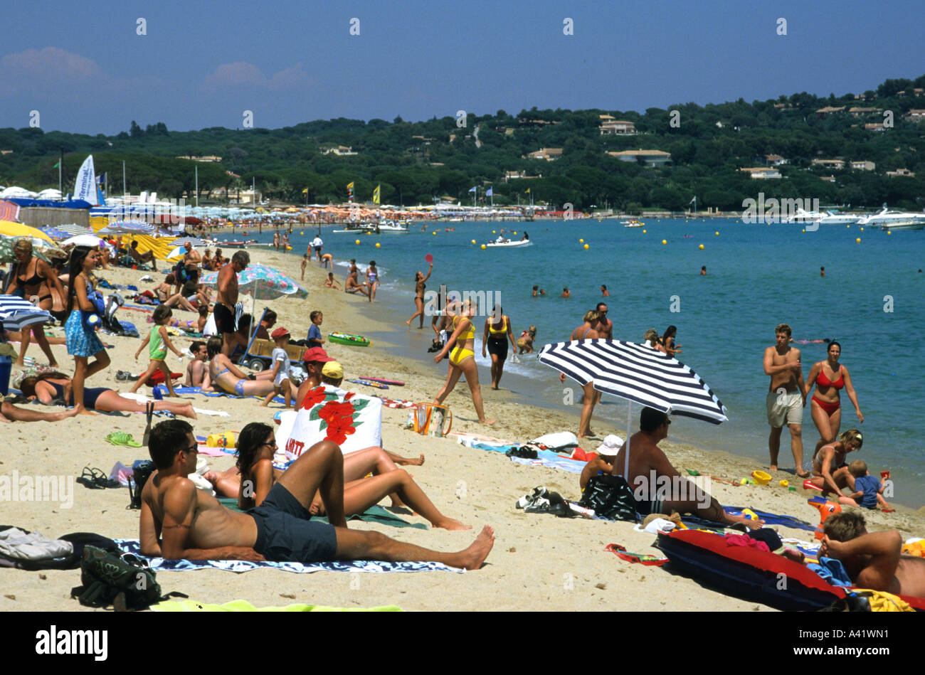 Plage de pampelonne tropez Fotos und Bildmaterial in hoher Auflösung