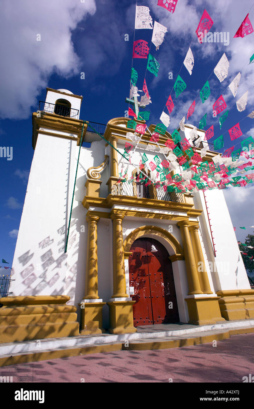 Iglesia de Guadalupe, Cerro de Guadalupe. San Cristobal de Las Casas, Chiapas, Mexiko Stockfoto