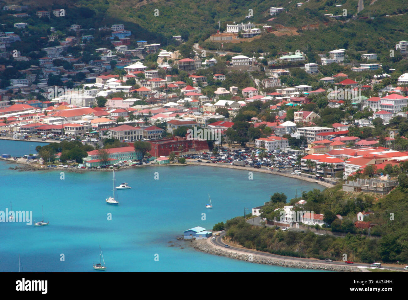 Charlotte Amalie, St. Thomas, Amerikanische Jungferninseln. Stockfoto