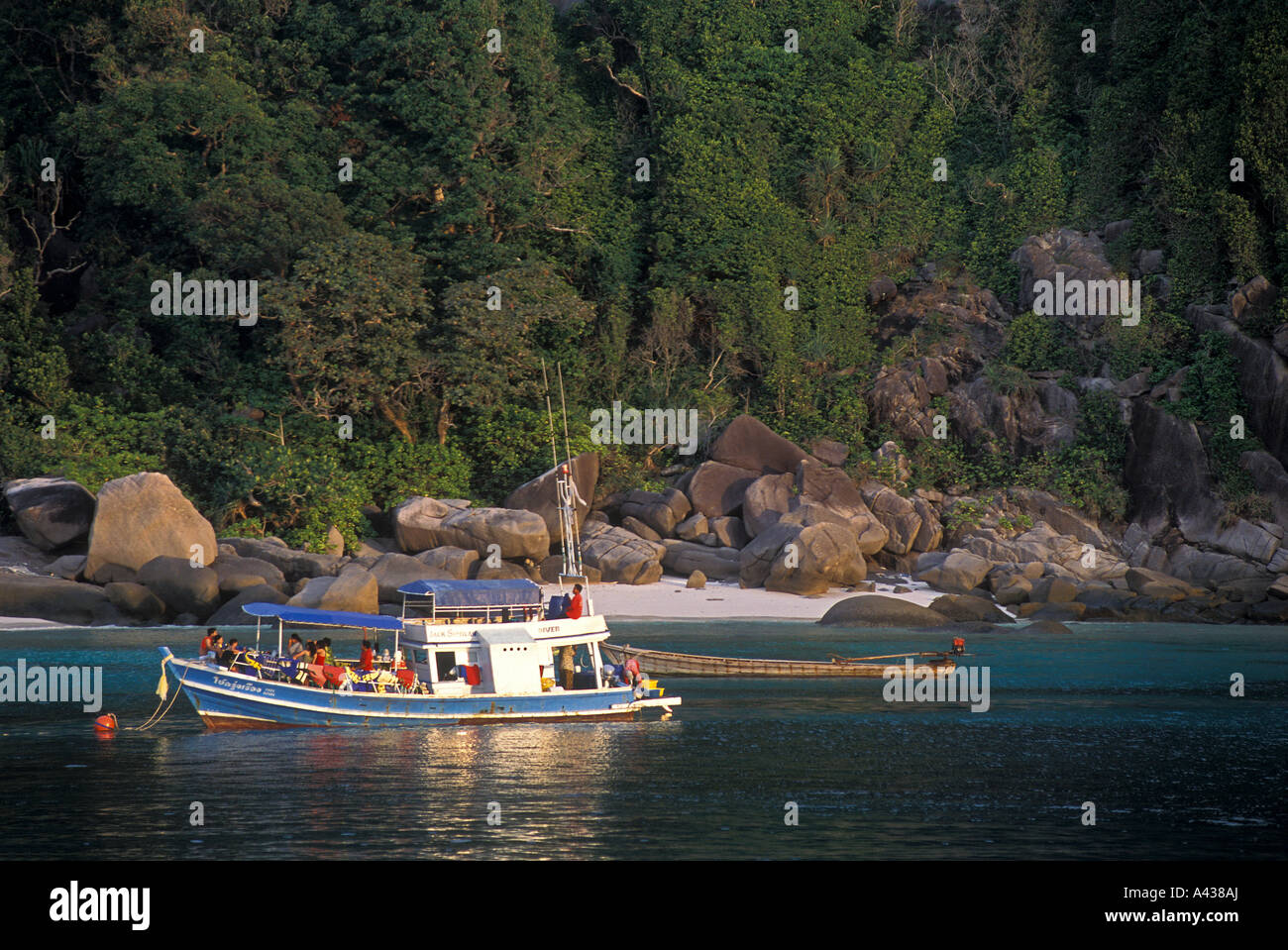 Malerische Aussicht auf Similan Islands Küste, Thailand. Stockfoto
