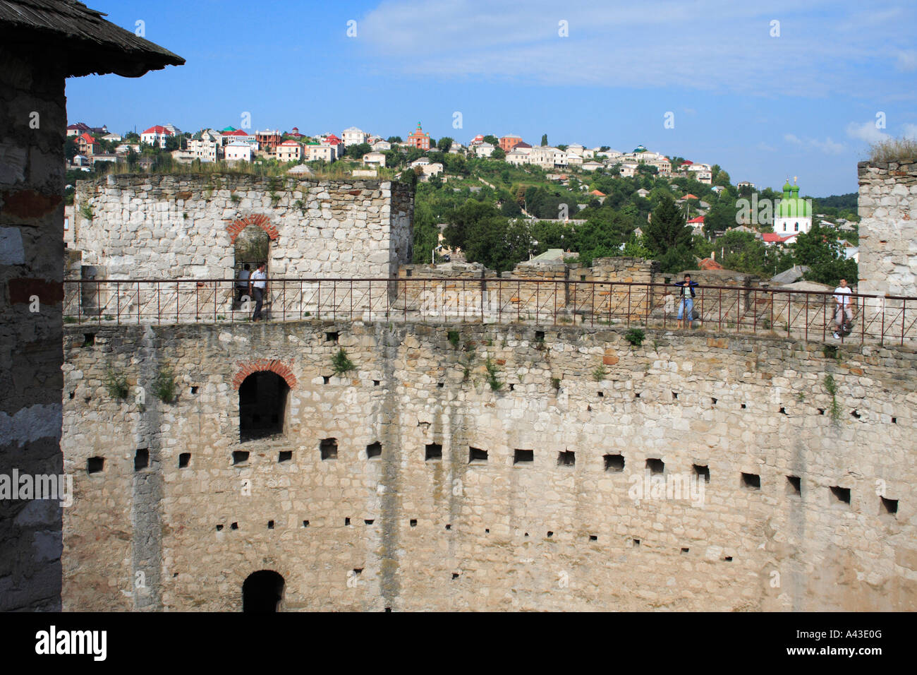 Festung 1543-46 Gipsy beherbergt Soroca Moldova Stockfoto