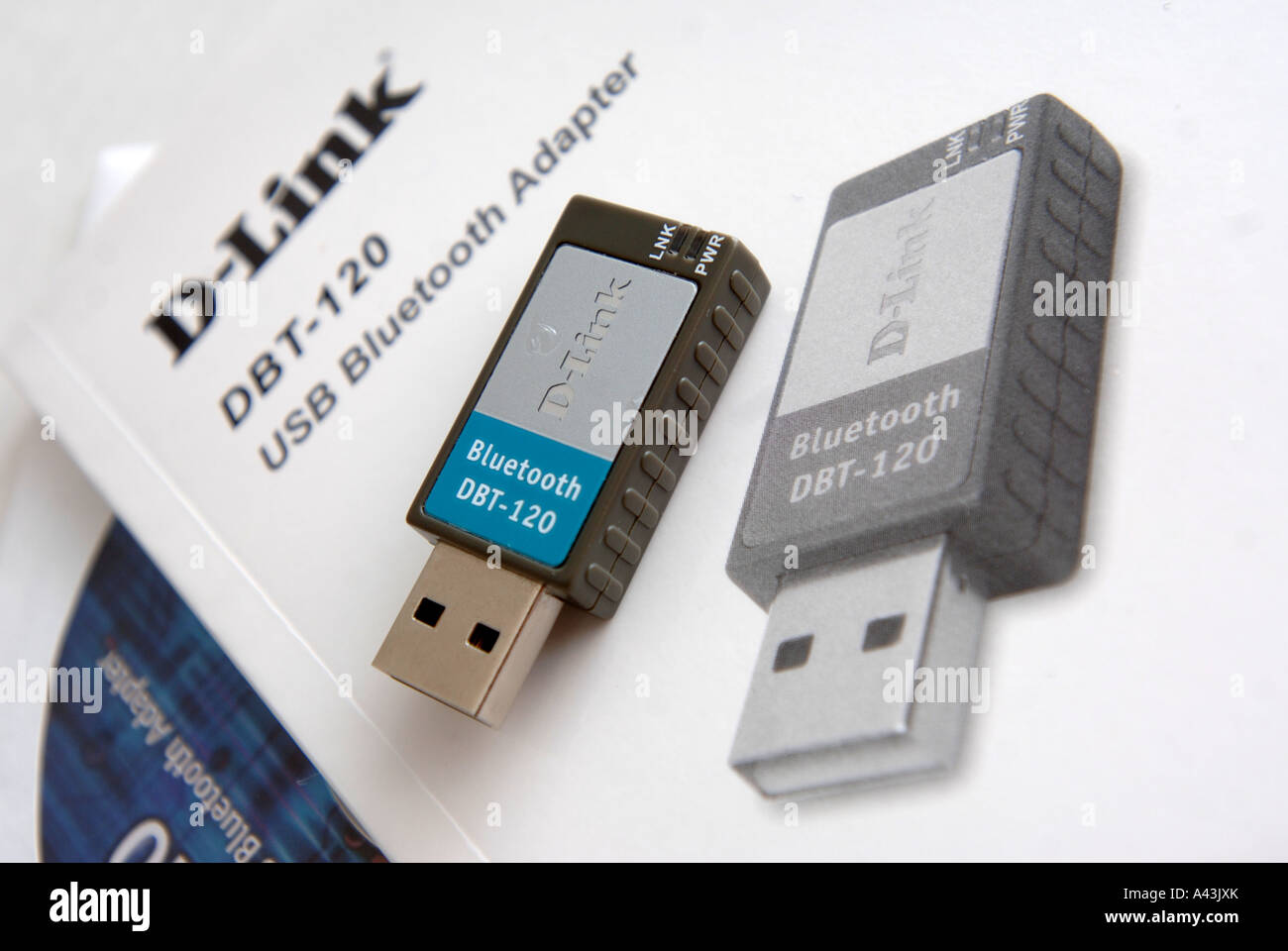 EIN USB-BLUETOOTH-ADAPTER Stockfoto