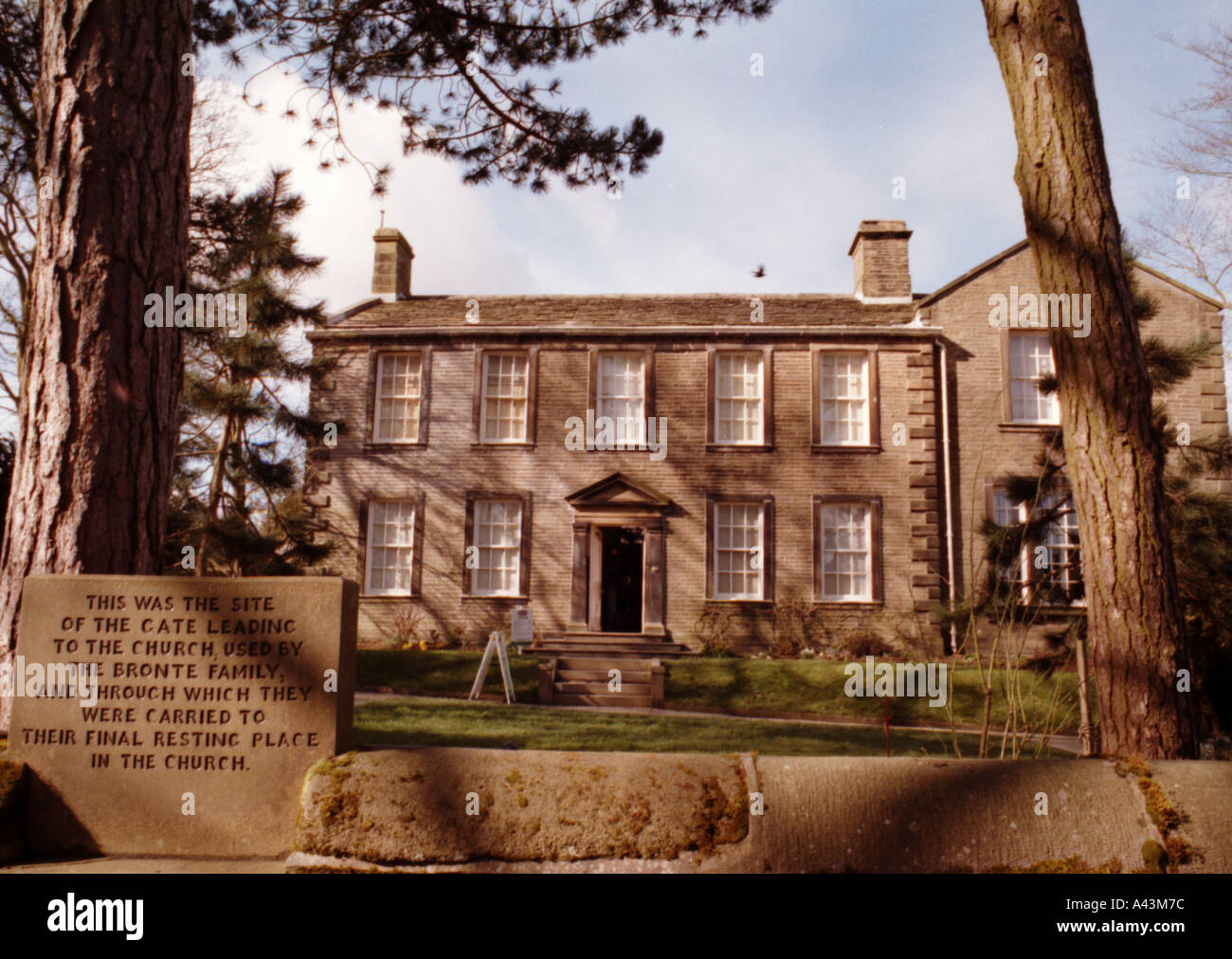 BRONTE PARSONAGE MUSEUM HAWORTH YORKSHIRE ENGLAND Stockfoto