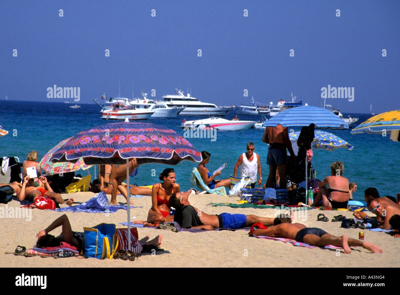 ´ Plage de Pampelonne Saint Tropez Frankreich St. Tropez Cote Azur