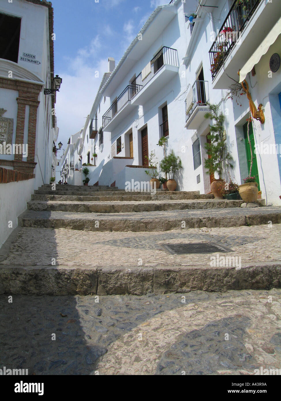 Frigiliana in der Nähe von Malaga Spanien Stockfoto