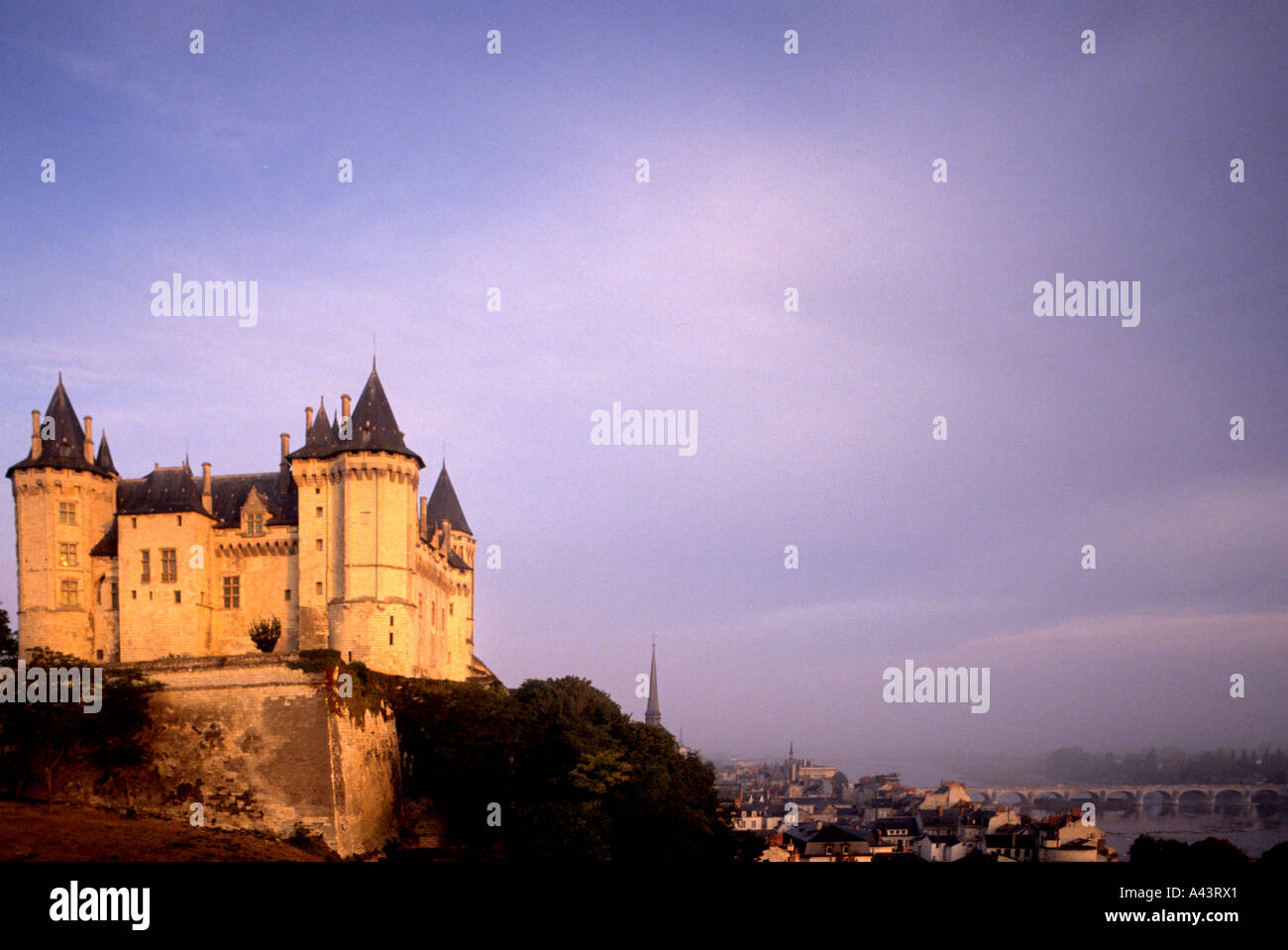 Saumer Schloss Schloss Loire Maine Frankreich Französisch Stockfoto