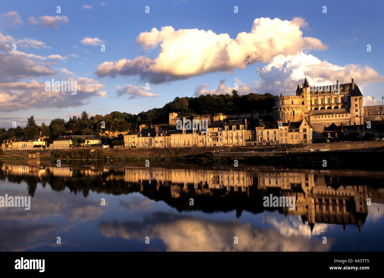 Frankreich Französisch Schloss Chateau Amboise Loire River Stockfoto