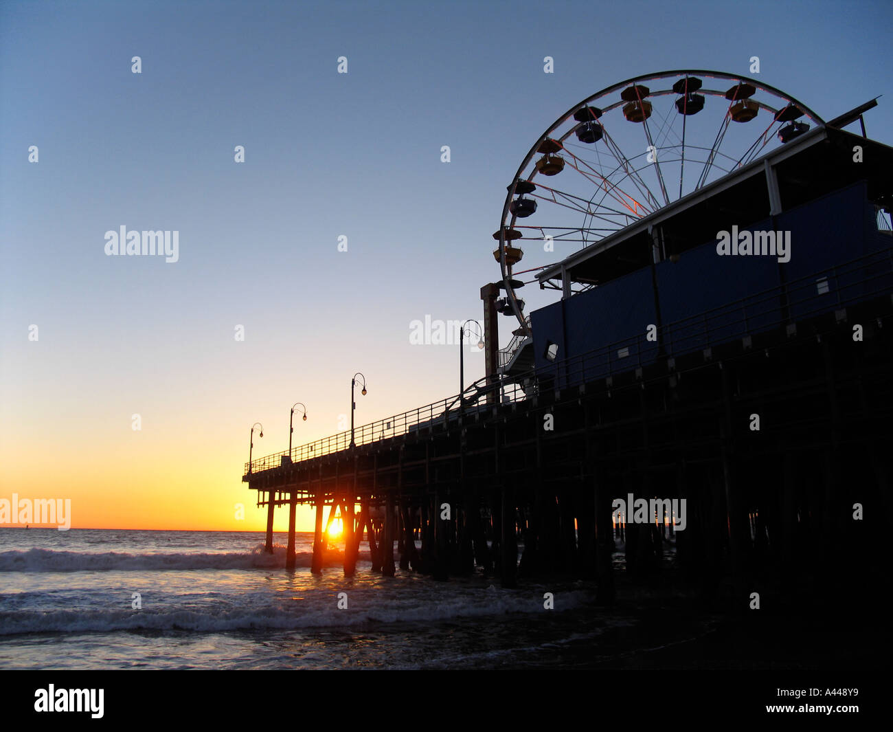 Santa Monica Pier Stockfoto