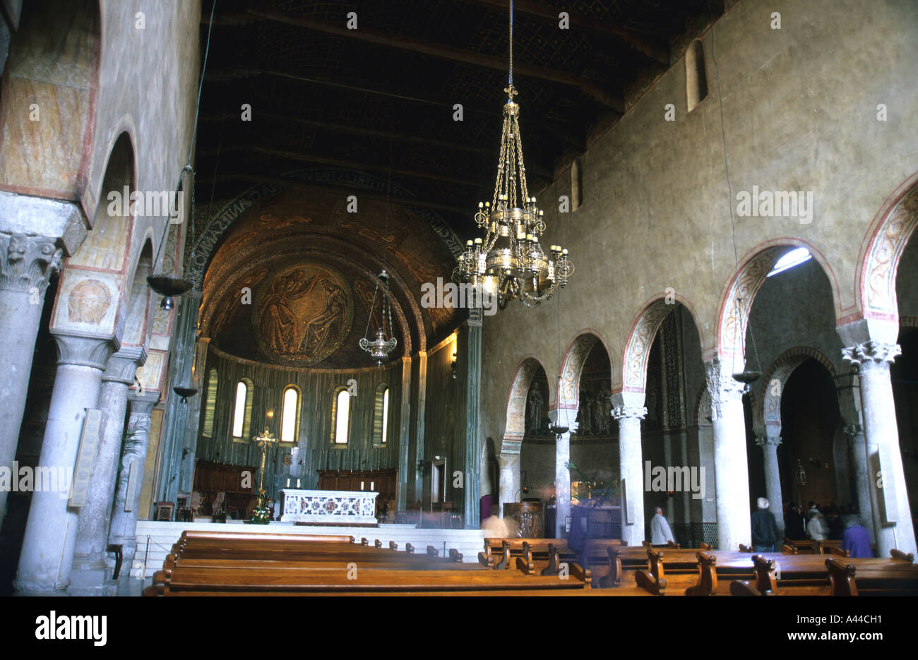 Triest Siclly Italien Kathedrale von San Giusto Stockfoto