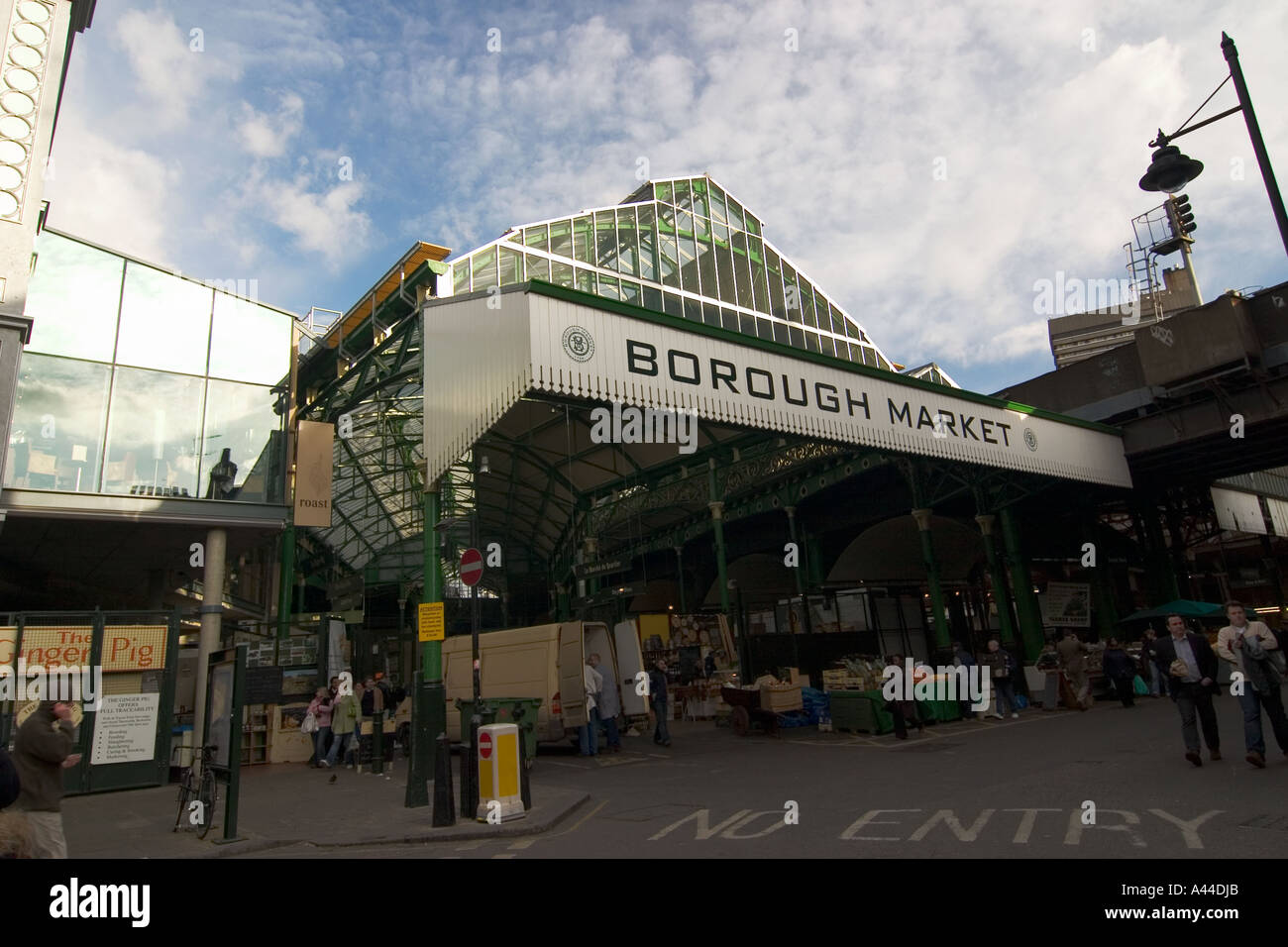 London Borough Market Stockfoto